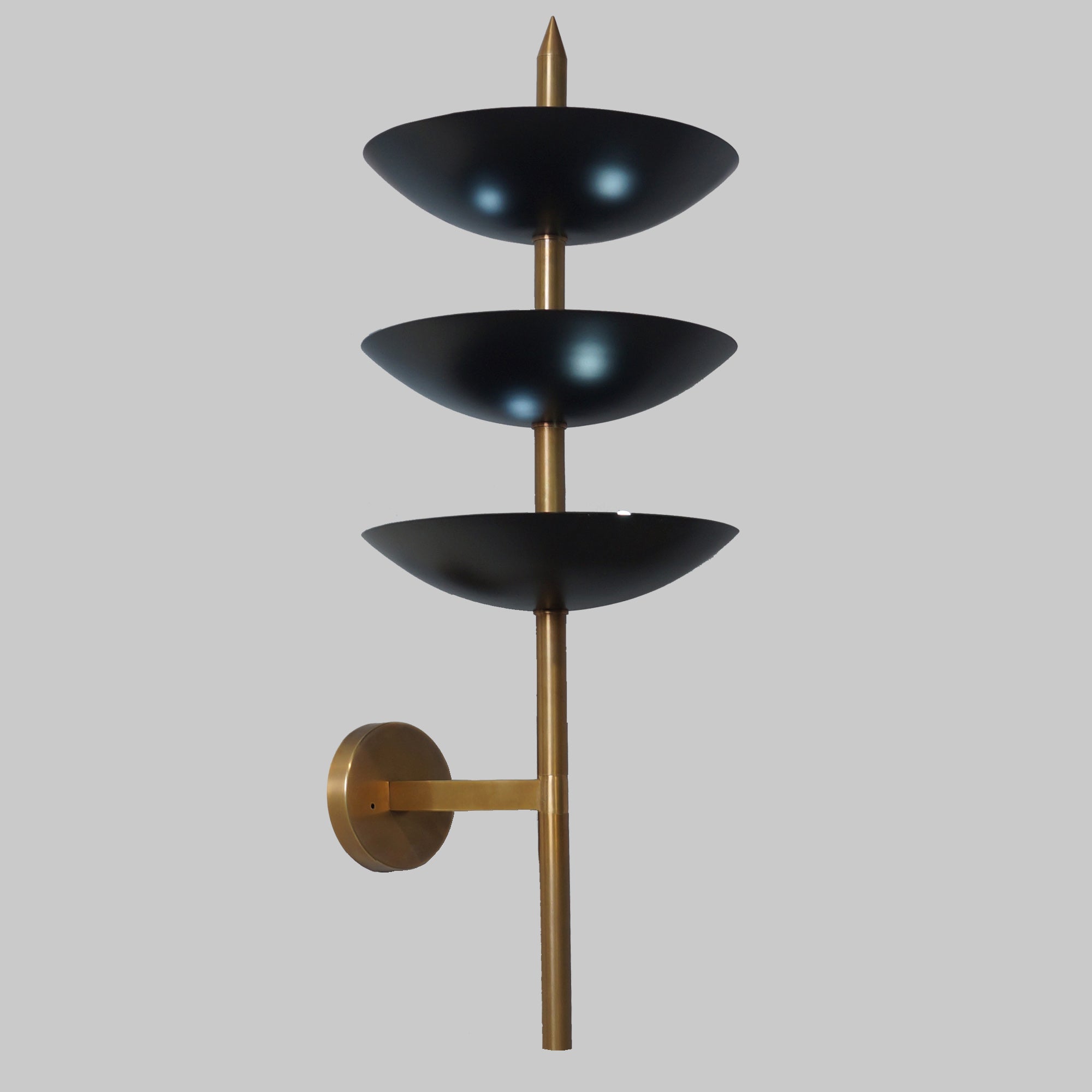 Brass Follett Wall Sconce - Doozie Light Studio