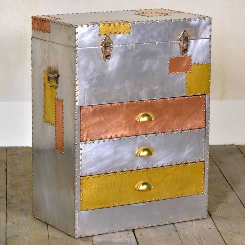Dakota Industrial Chest of Drawers - Doozie Light Studio