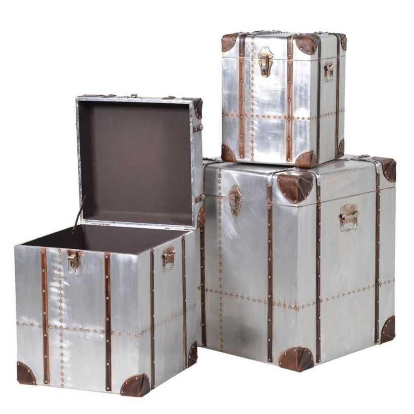 Hawker Industrial Metal Trunks - Doozie Light Studio