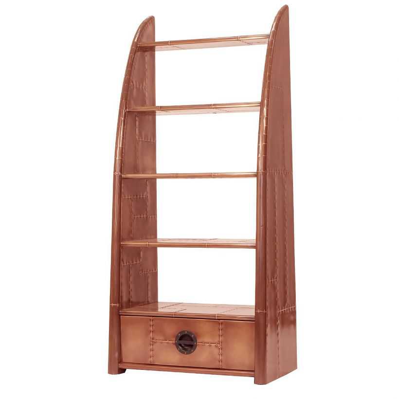 Spitfire Copper Bookcase - Doozie Light Studio